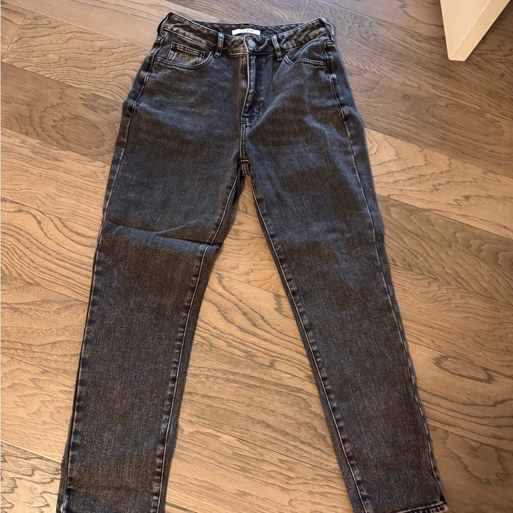 PACSUN High-Waisted Black Wash Jeans